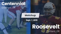 Matchup: Centennial High, OR vs. Roosevelt  2018