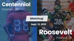 Matchup: Centennial High, OR vs. Roosevelt  2019