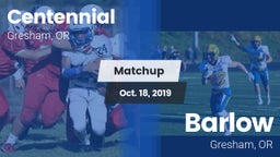 Matchup: Centennial High, OR vs. Barlow  2019