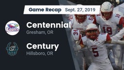 Recap: Centennial  vs. Century  2019