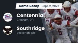 Recap: Centennial  vs. Southridge  2022