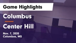 Columbus  vs Center Hill Game Highlights - Nov. 7, 2020