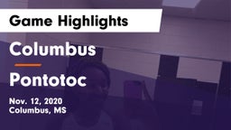 Columbus  vs Pontotoc  Game Highlights - Nov. 12, 2020
