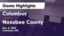 Columbus  vs Noxubee County Game Highlights - Dec. 8, 2020