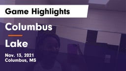 Columbus  vs Lake Game Highlights - Nov. 13, 2021