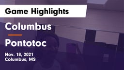Columbus  vs Pontotoc  Game Highlights - Nov. 18, 2021