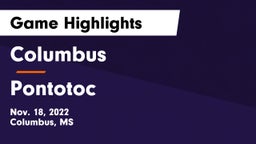 Columbus  vs Pontotoc  Game Highlights - Nov. 18, 2022
