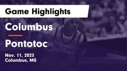 Columbus  vs Pontotoc  Game Highlights - Nov. 11, 2023