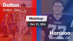 Matchup: Dalton  vs. Harrison  2016