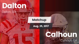 Matchup: Dalton  vs. Calhoun  2017