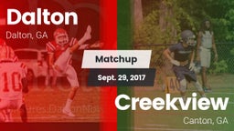 Matchup: Dalton  vs. Creekview  2017