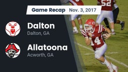 Recap: Dalton  vs. Allatoona  2017