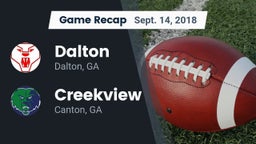 Recap: Dalton  vs. Creekview  2018