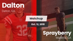Matchup: Dalton  vs. Sprayberry  2018