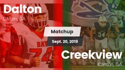 Matchup: Dalton  vs. Creekview  2019