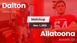 Matchup: Dalton  vs. Allatoona  2019