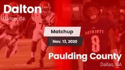 Matchup: Dalton  vs. Paulding County  2020