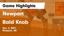 Newport  vs Bald Knob  Game Highlights - Dec. 4, 2021