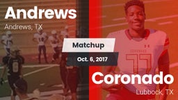 Matchup: Andrews  vs. Coronado  2017