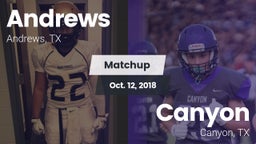Matchup: Andrews  vs. Canyon  2018