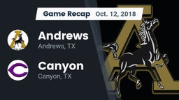 Recap: Andrews  vs. Canyon  2018