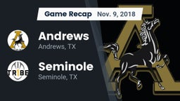 Recap: Andrews  vs. Seminole  2018