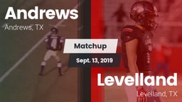 Matchup: Andrews  vs. Levelland  2019