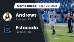 Recap: Andrews  vs. Estacado  2020