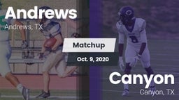 Matchup: Andrews  vs. Canyon  2020