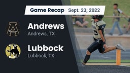 Recap: Andrews  vs. Lubbock  2022