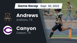 Recap: Andrews  vs. Canyon  2022