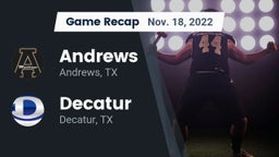 Recap: Andrews  vs. Decatur  2022