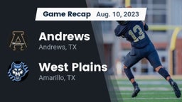 Recap: Andrews  vs. West Plains  2023
