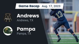 Recap: Andrews  vs. Pampa  2023