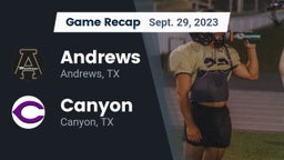 Recap: Andrews  vs. Canyon  2023