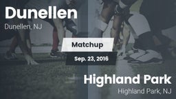 Matchup: Dunellen vs. Highland Park  2016
