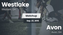 Matchup: Westlake  vs. Avon  2016