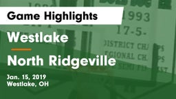 Westlake  vs North Ridgeville  Game Highlights - Jan. 15, 2019