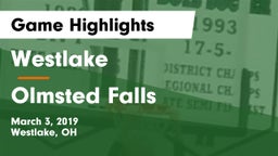 Westlake  vs Olmsted Falls  Game Highlights - March 3, 2019