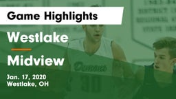 Westlake  vs Midview  Game Highlights - Jan. 17, 2020