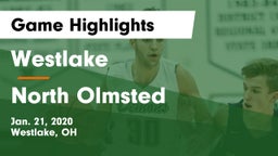 Westlake  vs North Olmsted  Game Highlights - Jan. 21, 2020