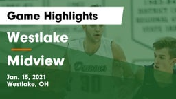 Westlake  vs Midview  Game Highlights - Jan. 15, 2021
