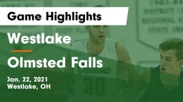 Westlake  vs Olmsted Falls  Game Highlights - Jan. 22, 2021