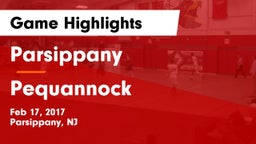 Parsippany  vs Pequannock  Game Highlights - Feb 17, 2017