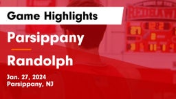 Parsippany  vs Randolph  Game Highlights - Jan. 27, 2024