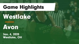 Westlake  vs Avon  Game Highlights - Jan. 4, 2020