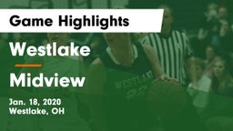Westlake  vs Midview  Game Highlights - Jan. 18, 2020