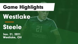 Westlake  vs Steele  Game Highlights - Jan. 21, 2021