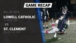 Recap: Lowell Catholic  vs. St. Clement  2015