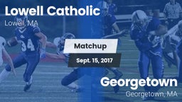 Matchup: Lowell Catholic vs. Georgetown  2017